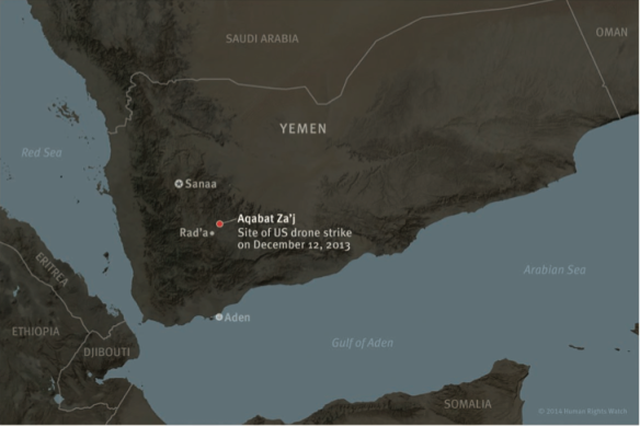 HRW Drone strike Yemen 12 December 2013